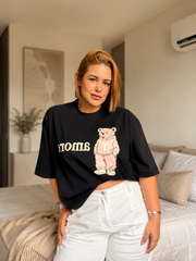 Camiseta Oversize Amore Negra