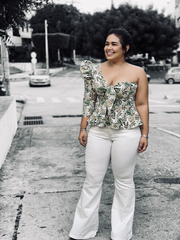 Pantalón Super Campana Blanco