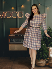 Vestido Chocolate Mosaico