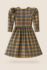 Vestido Chocolate Mosaico