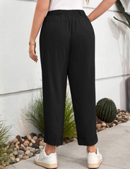 Pantalón con pliegues