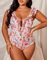 Traje de baño floral