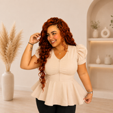 Blusa Ariel beige