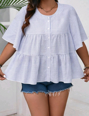 blusa peplum big size