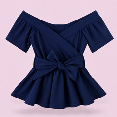 Blusa megan azul turqui