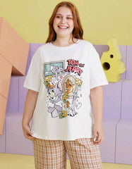 blusa tom y jerry oversize