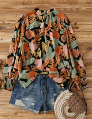 blusa floral tallas grandes