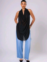 blusa halter moldeador