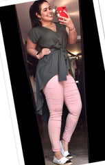 blusa cola de pato tallas grandes