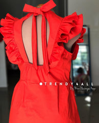 Vestido Tiana rojo