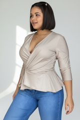 Blusa Martina Gris Nacar