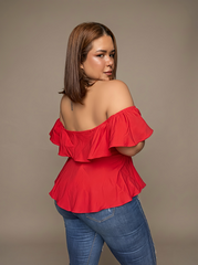 Blusa Sofia roja