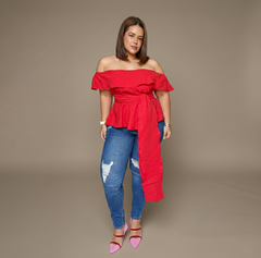 Blusa Sofia roja