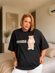 Camiseta Oversize Amore Negra