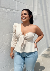 Blusa Greta Blanco Hueso