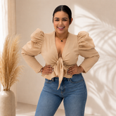 Blusa Roma beige