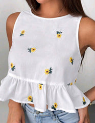 blusa margarita tallas grandes