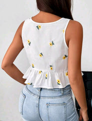 blusa margarita push up