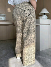 Jean de pierna recta serpiente