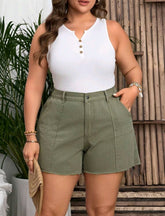 Short tipo cargo verde