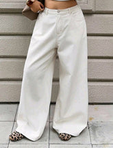 Jean beige liso