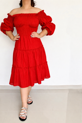 Vestido Nicoletta rojo