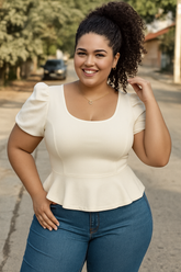 Blusa Guette moldeadora blanco hueso