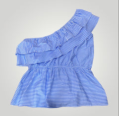 Blusa alfa rayas azules