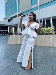 Blusa Fiore Blanco Hueso