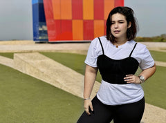 Top Bustier peque negro