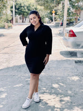 Vestido Talego Mango Light Negro