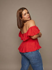 Blusa Sofia roja