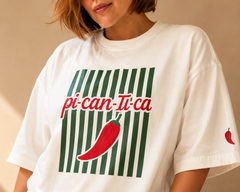 Camiseta Oversize PICANTICA Marfil