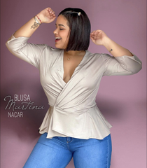 Blusa Martina Gris Nacar
