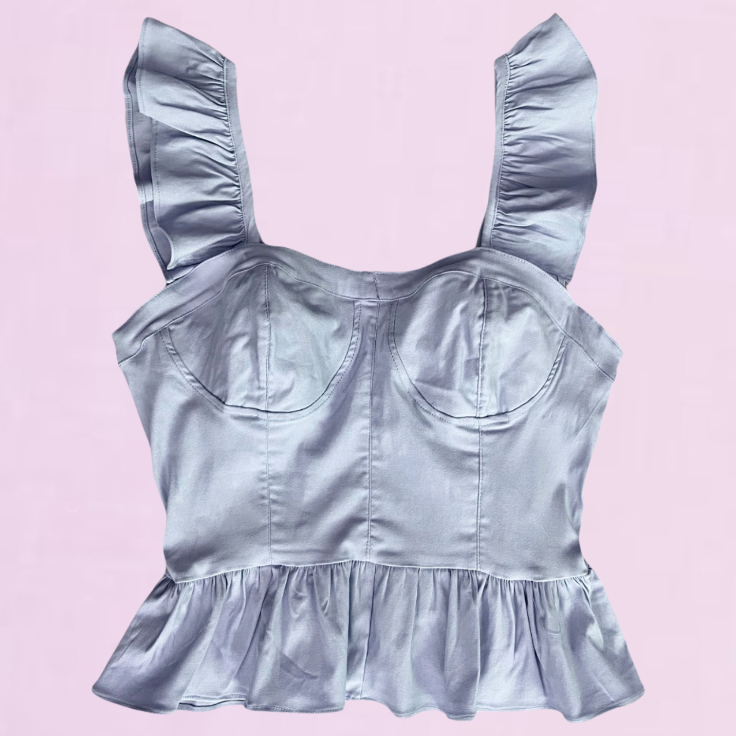 blusa bustier push up