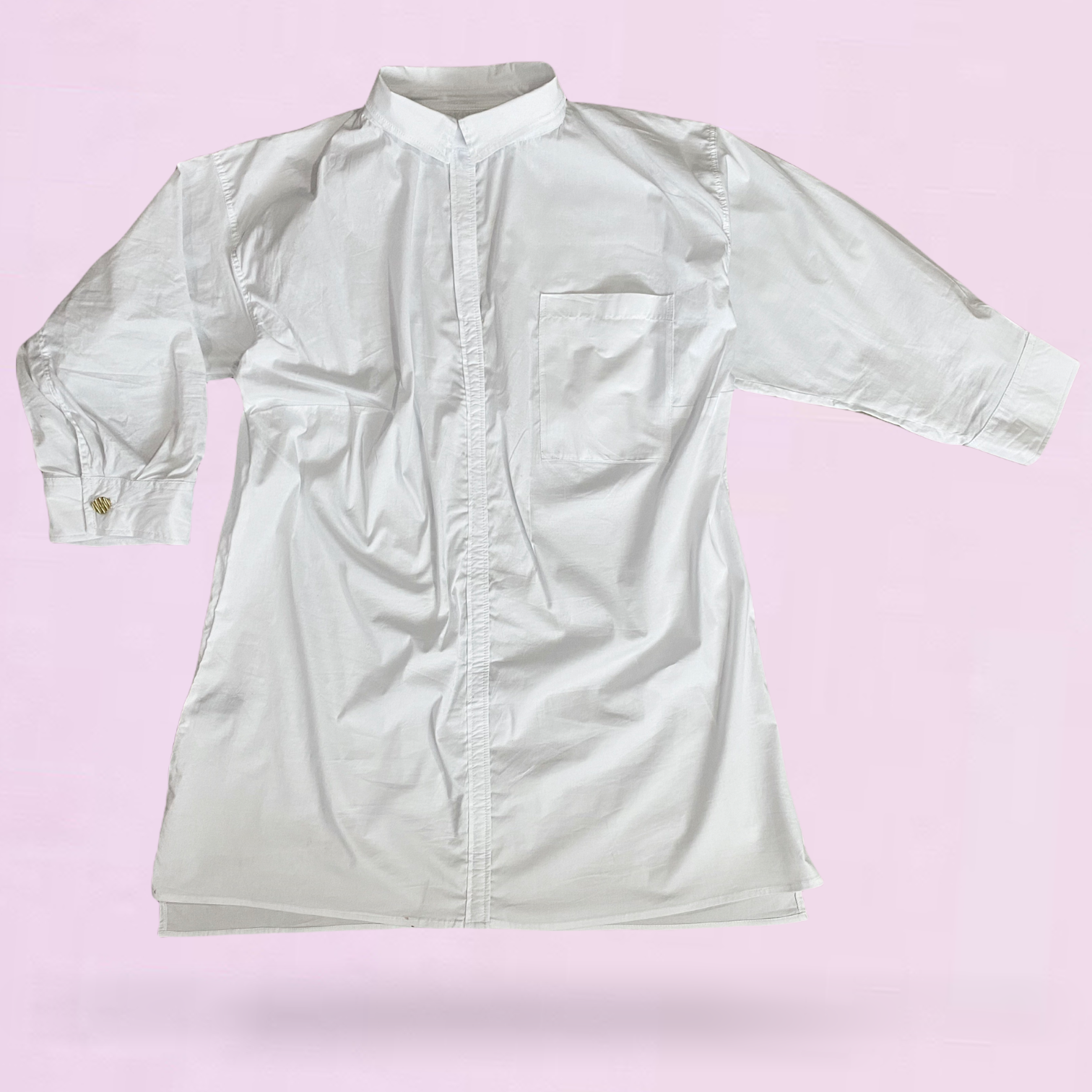 Vestido Talego Boyfriend blanco hueso