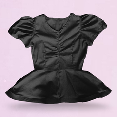 blusa tipo reloj de arena