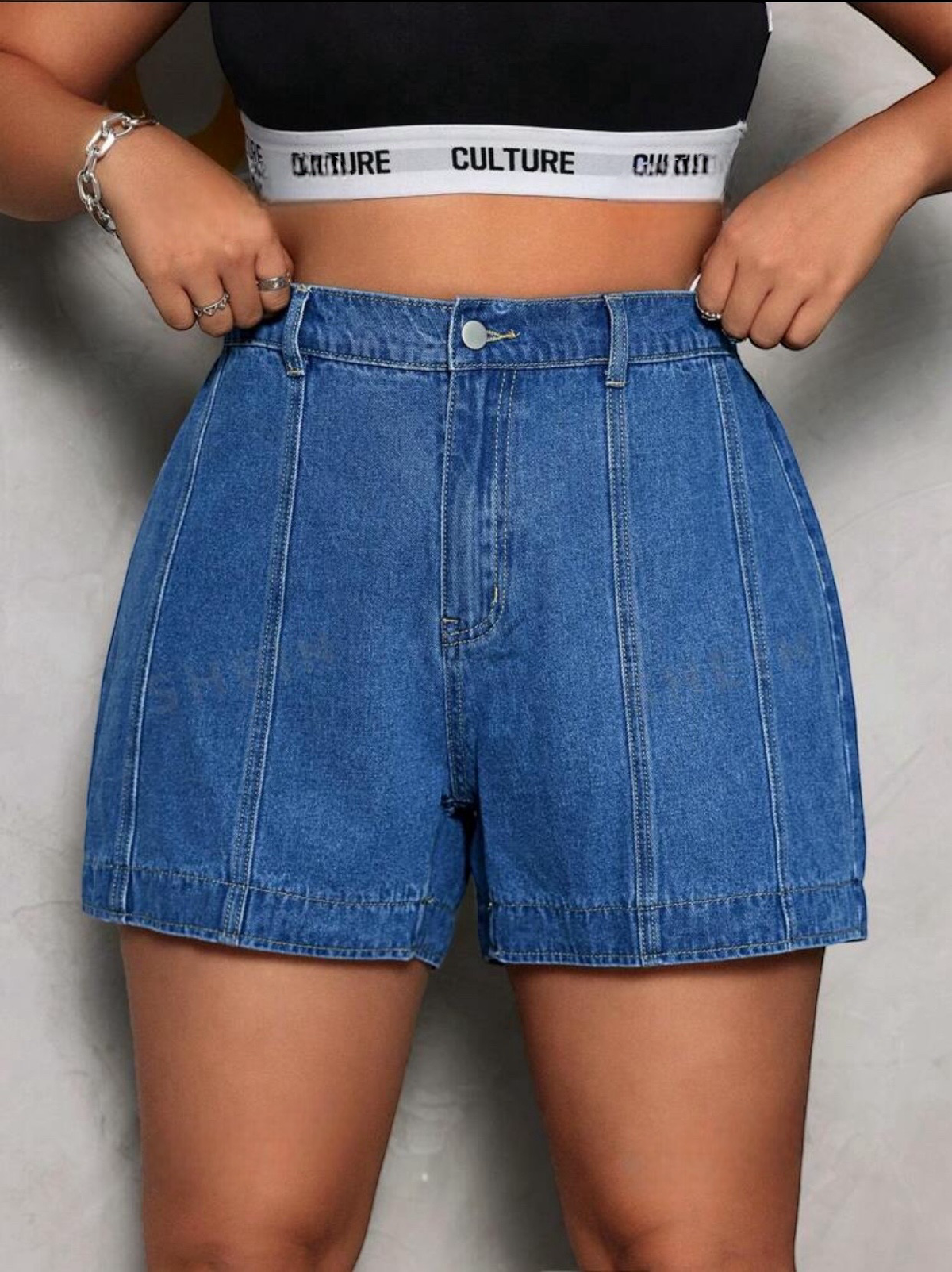 Short jean clásico