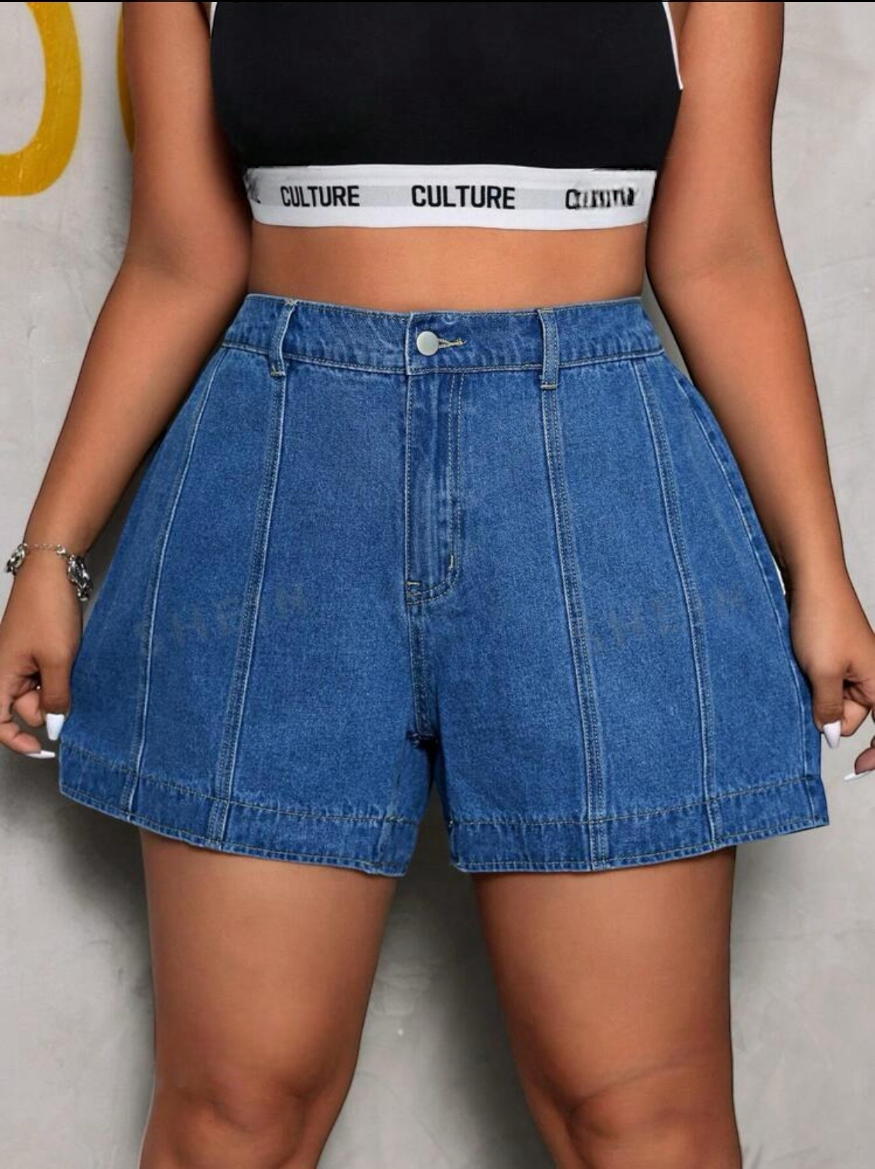 Short jean clásico
