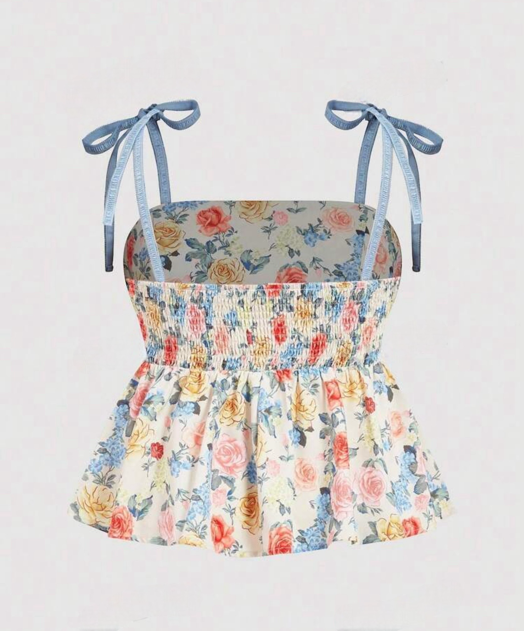 top floral tallas grandes