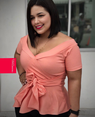 blusa megan plus size