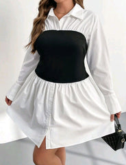 Vestido blanco con corset