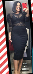 Falda Lapiz Moldeadora Negra