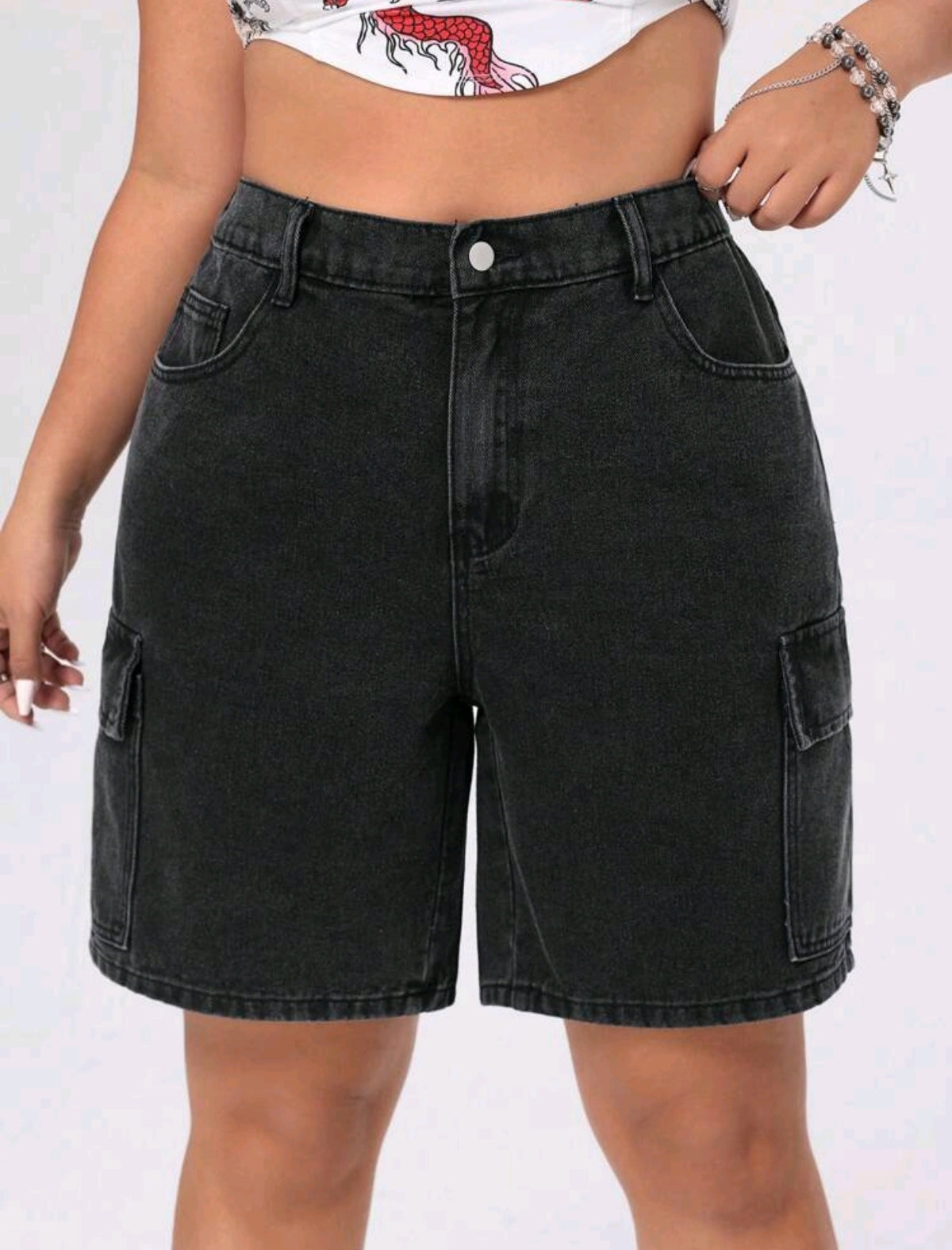 short bermuda negra