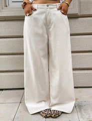 Jean beige liso