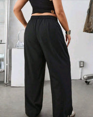 Pantalón negro ancho