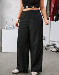 Pantalón negro ancho