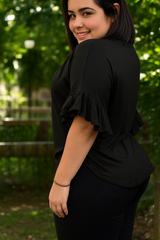 Blusa Cira Negra