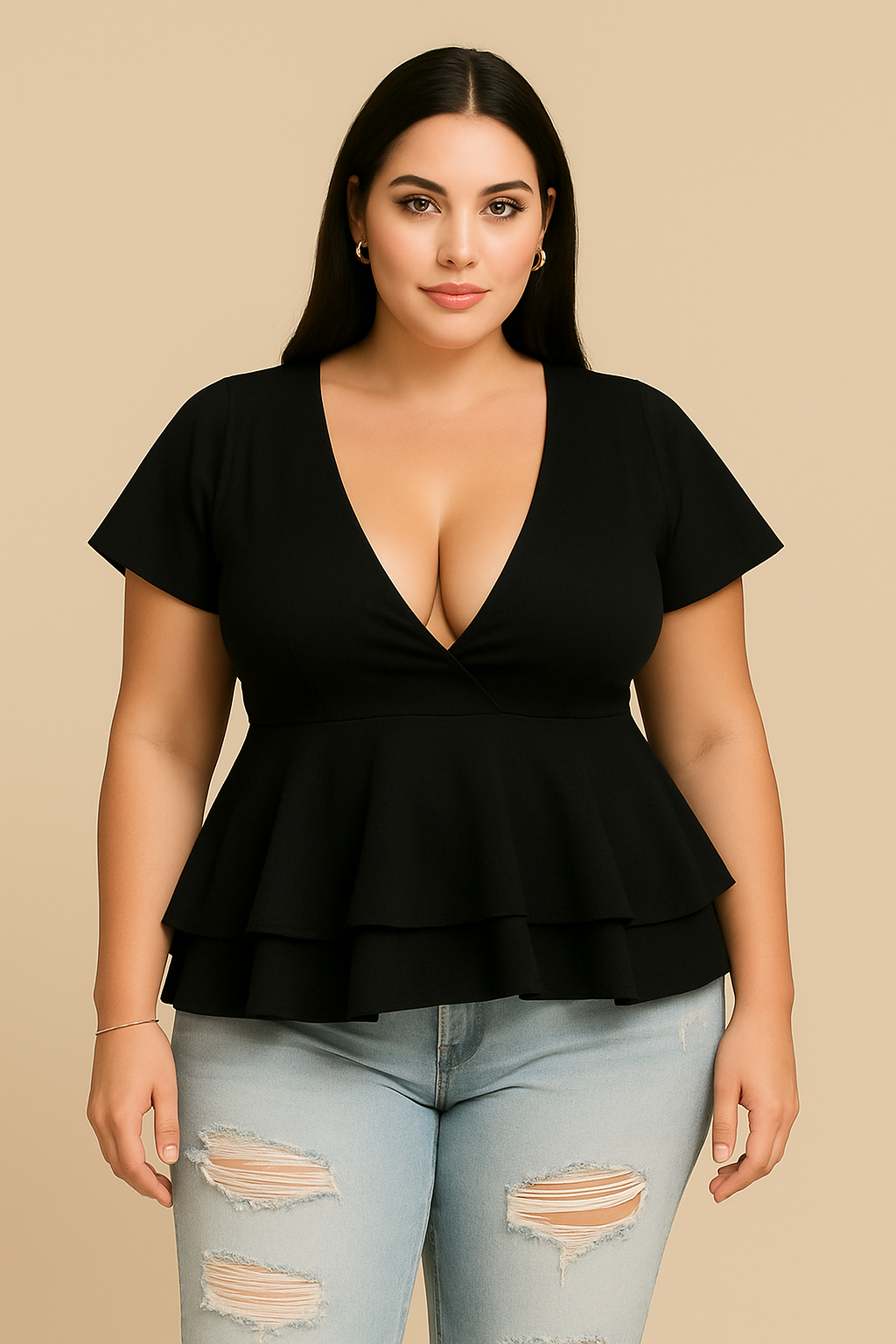blusa fiore push up
