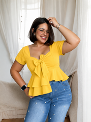 Blusa emma amarilla
